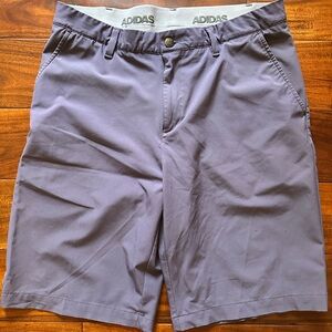 adidas Men's Purple Performance Golf Shorts